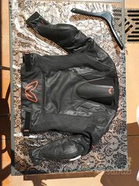 giacca moto 52 tech Air in pelle mtech