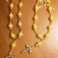 Bracciale solaria fatto a mano con croce