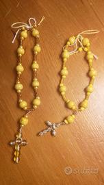 Bracciale solaria fatto a mano con croce