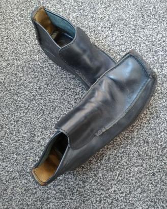 Stivaletto Black Leather Slip clarks 41