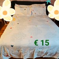 copripiumone matrimoniale + 4 federe