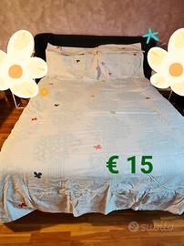 copripiumone matrimoniale + 4 federe