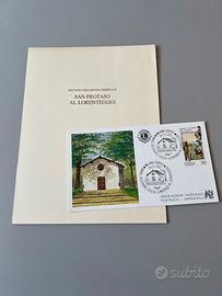 Busta filatelica e cartolina San Protaso 1985