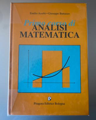 Primo corso di analisi matematica