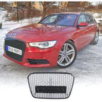 GRIGLIA AUDI A6 C7 4G 10-14 PDC LOOK RS NERO LUCID
