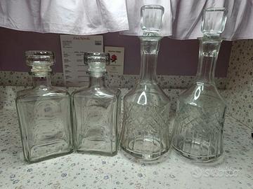 Bottiglie vetro/ bottiglie trasparenti/ bottiglie