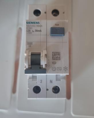 differenziale c25 30 mA