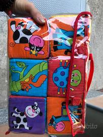 Cubi morbidi di pezza bambini per costruzioni