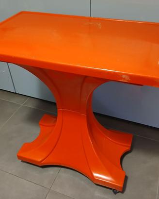 Tavolino Vintage Anni 70 Design Space Age Plastica