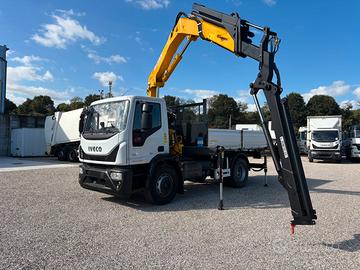 Camion gru ribaltabile con gru