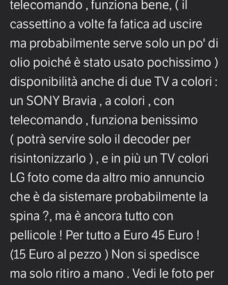 tv SONY Bravia + 1 tv LG + stereo Pioneer