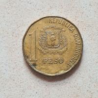 Moneta “1 Peso”, 1992, Repubblica Dominicana