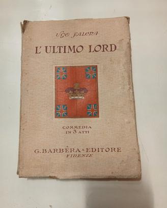 Libro antico ugo falena l'ultimo lord 1925