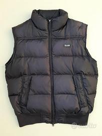 Gilet imbottito piumino smanicato da uomo Slam