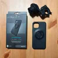 Supporto Quiklox da manubrio + cover Iphone 13