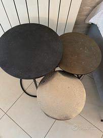 Tris di tavolini Cargo-Milano