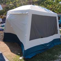gazebo dechatlon arpenaz 3x3 apribile  su tre lati