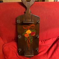 appendino in legno decorato a mano