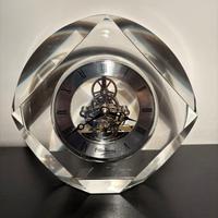 Orologio da tavolo in cristallo