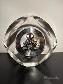 Orologio da tavolo in cristallo