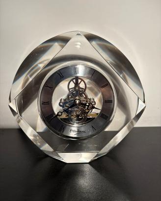 Orologio da tavolo in cristallo