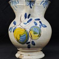 Brocca versatoio boccale in maiolica fine '800