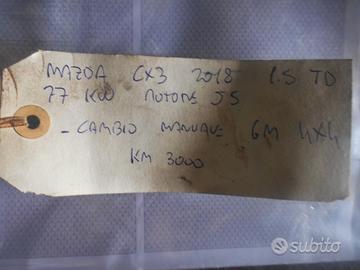 Cambio manuale 6 m 4x4 mazda cx3 1.5 tdi km 3000