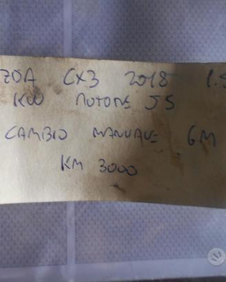 Cambio manuale 6 m 4x4 mazda cx3 1.5 tdi km 3000