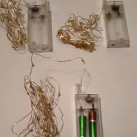 3 Fili luci decorative multi colore lucette natale