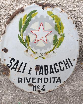 Tabella pubblicitaria Sale e Tabacchi 