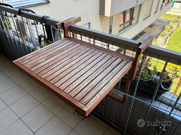 tavolino da balcone sospeso