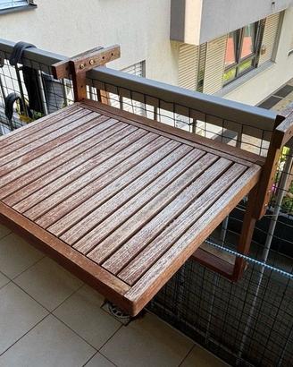 tavolino da balcone sospeso