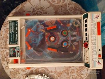 Flipper giocattolo vintage Tomy Atomic Pinball