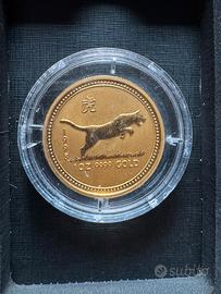 Moneta d’oro da collezione serie lunar