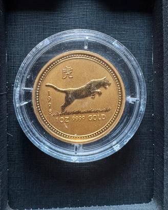 Moneta d’oro da collezione serie lunar