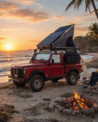 Defender90  TD5 2.5  Preparato  per viaggiare