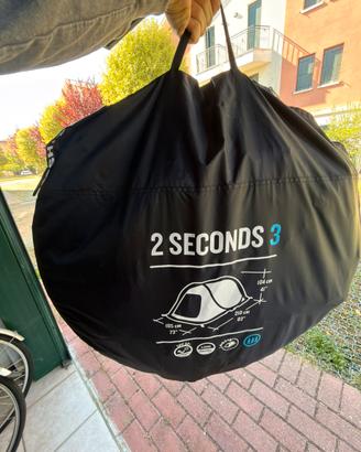 Tenda Campeggio 2 SECONDS EASY 3 FRESH&BLACK