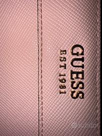 Portafoglio rosa guess