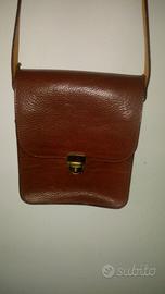 Borsello in pelle con tracolla