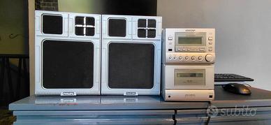 Stereo Micro Hi-Fi Sharp XL-515 con casse Philips