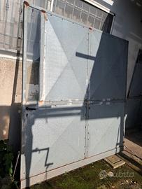 porta scorrevole di ferro zingato