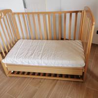 Lettino Foppapedretti Luccichino con materasso