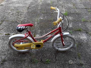 Biciclettina ruote16" per bimba-bimbo. Veicolo usa