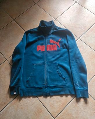 Felpa Puma giacca tuta sport size 48/50 M cotone