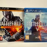 Battlefield 4 Deluxe Edition e Battlefield V