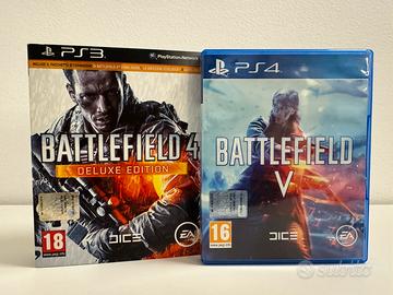 Battlefield 4 Deluxe Edition e Battlefield V