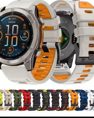 Cinturino 26mm per Garmin Fenix Enduro verde