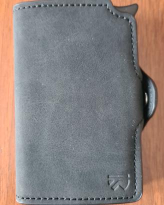 Portafoglio Uomo Slim BEWMER Grigio RFID Nuovo 