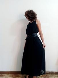 Vestito nero lungo