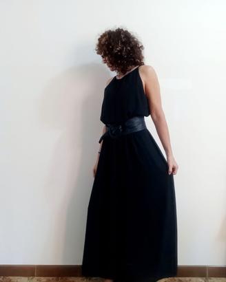 Vestito nero lungo